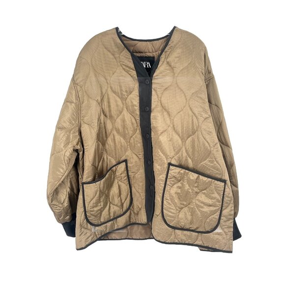Zara Jackets & Blazers - Zara Quilted Barn Jacket Sz M/L Water Repellent